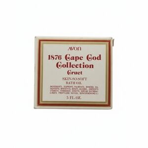 Avon 1876 Cape Cod Collection Cruet Bath Oil
